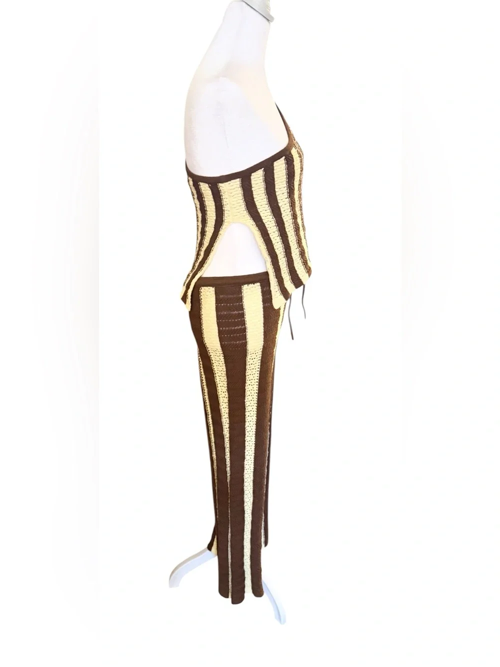 Free People Free-EST Joan Fauxchet Set in Brown NWOT - Picture 8 of 11